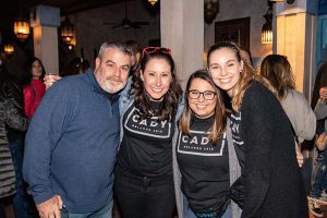 4 people in Cady Orlando 2019 Party