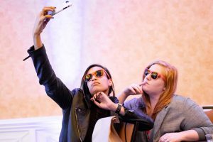 Two Girls in Selfie Mode